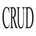 My Store Crud graphic apparel featuring minimalist elongated serif typography in black on a matching black background.